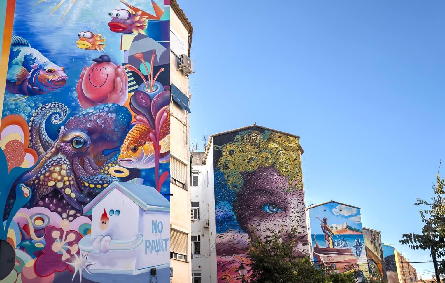 Murale w Fuengiroli: sztuka uliczna w sercu Costa del Sol